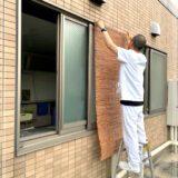 入念に暑さ対策。