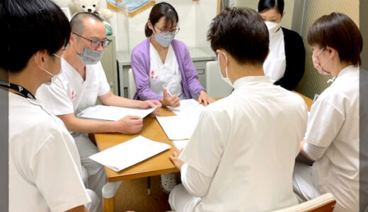 定例〝主任会議〟。